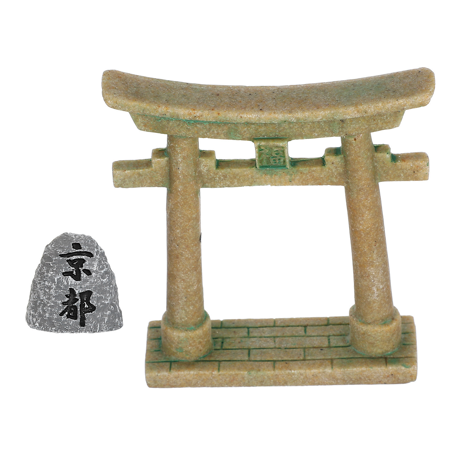 Aquarium Fish Japanese - Miniature Japanese Torii Gate Resin Shinto
