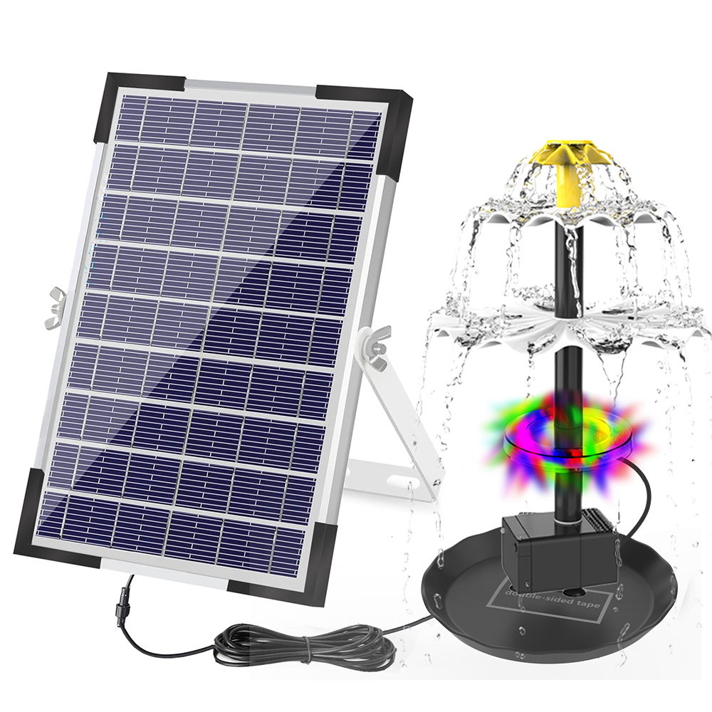 Aquarium Fish Breeding - Solar Fountain Pump for Bird Bath