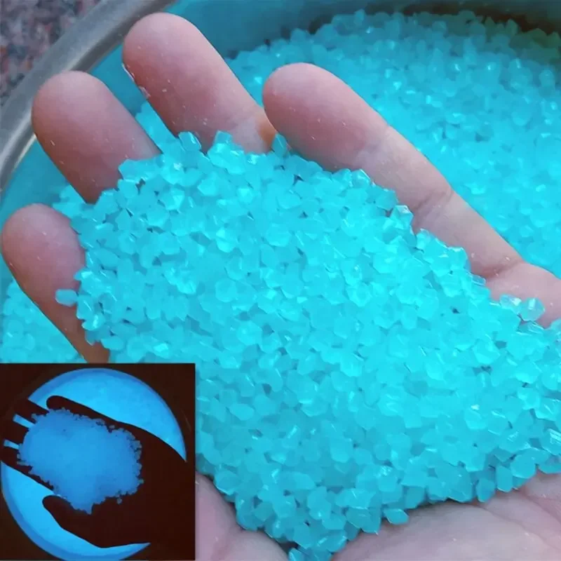 Aquarium Fish Breeding - 1000pcs 3-5mm Luminous Sand Glow in