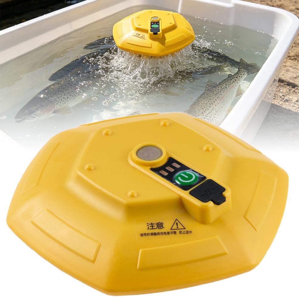 Aquarium Fish Fishing - Portable Floating Fish Tank Oxygen Pump,