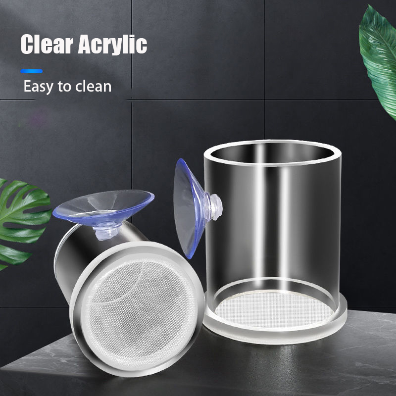 Aquarium Fish Holiday Food - Transparent Arcylic Aquarium Fish Feeding Cup