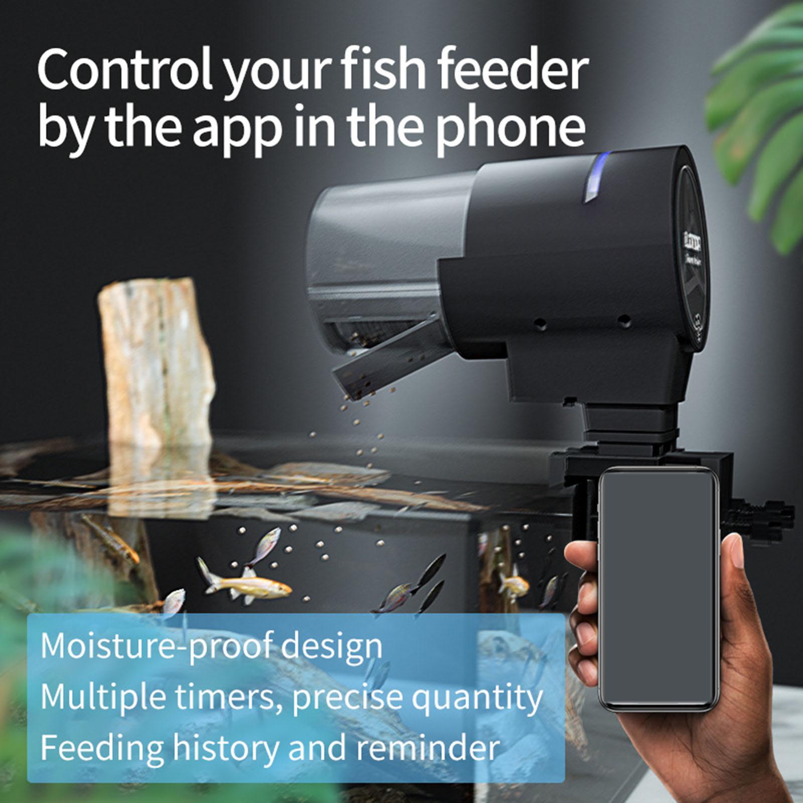 Aquarium Fish Holiday Food - Large Capacity WiFi Automatic Fish Feeder