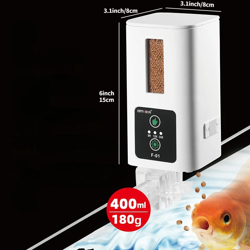 Aquarium Fish Auto Feeder - 400ml Aquarium Automatische Feeder Aquarium Intelligente