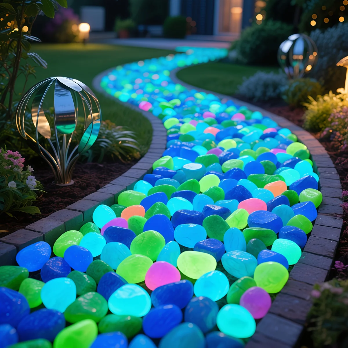 1CM 100pcs Color Goose Stone L - Aquarium Fish Fishing review and price