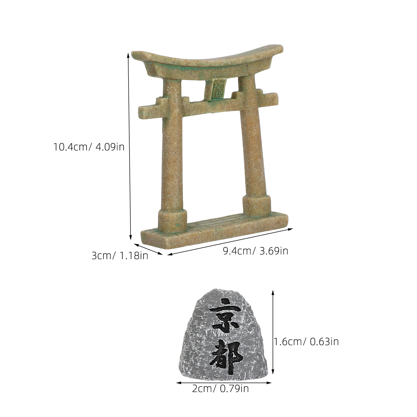 Miniature Japanese Torii Gate  - Aquarium Fish Japanese review and price
