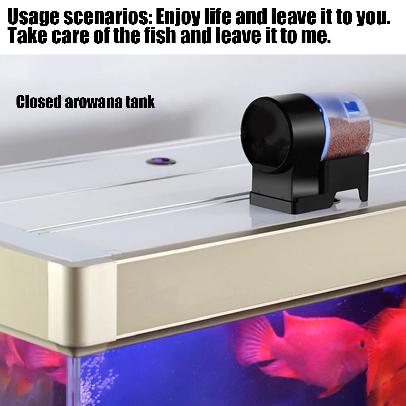 Fish Automatic Feeder Adjustab - Aquarium Fish Auto Feeder review and price