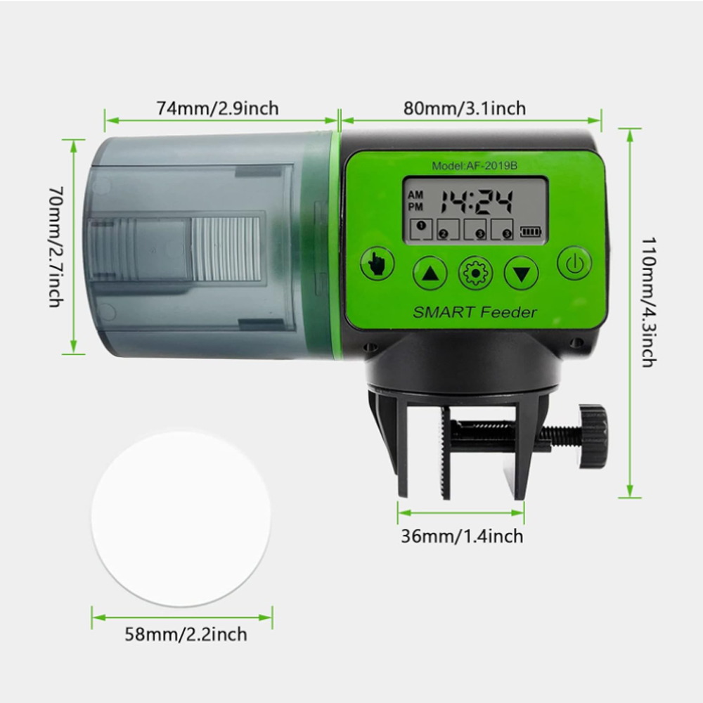 Automatic fish tank feeder int - Aquarium Fish Auto Feeder review and price