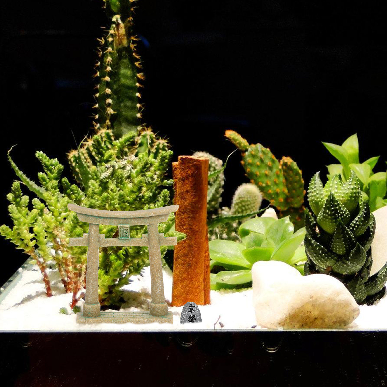 Tiny Japanese Torii Gate Resin - Aquarium Fish Japanese review and price
