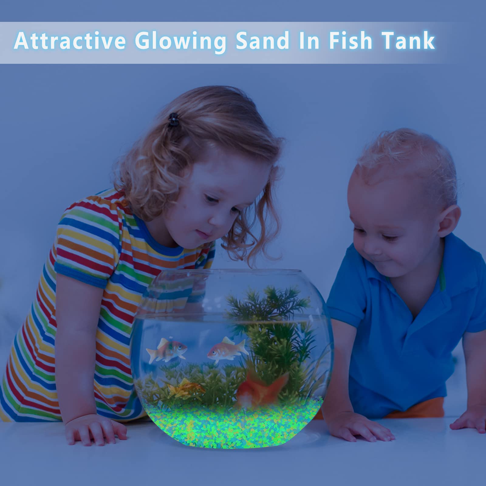 1000Pcs Luminous Sand Glow In  - Aquarium Fish Fishing review and price