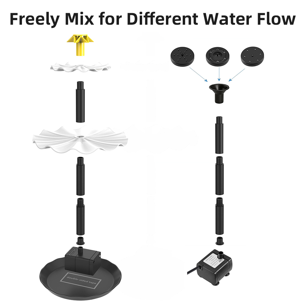 Solar Fountain Pump for Bird B - Aquarium Fish Breeding review and price