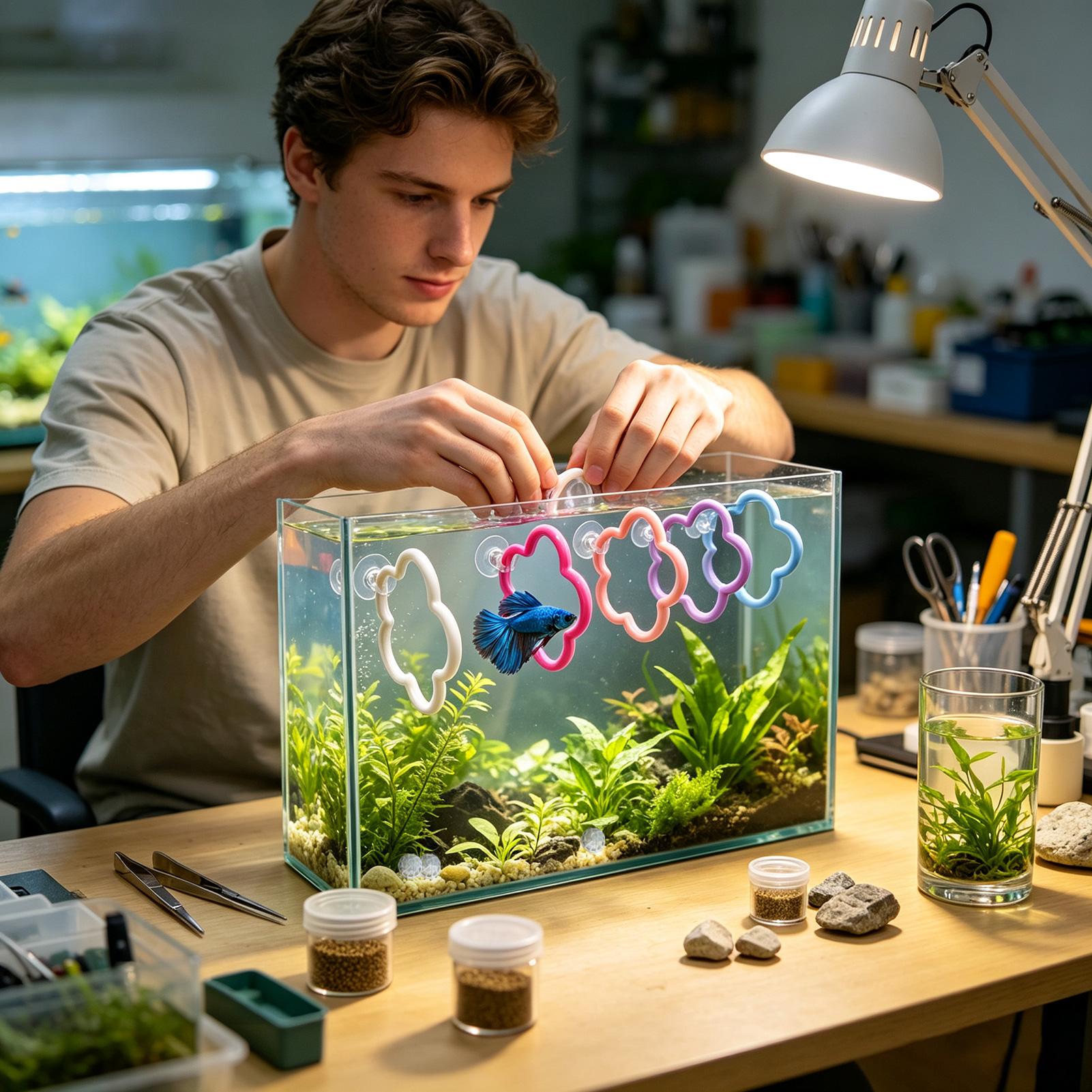 Betta Toys For Aquarium 5 Piec - Aquarium Fish Betta review and price