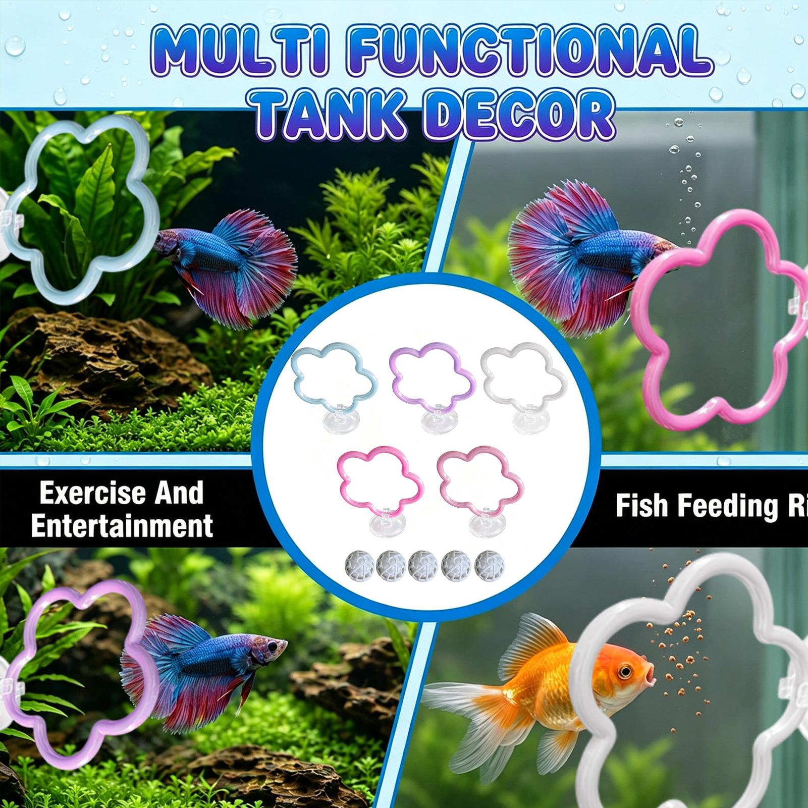 Betta Toys For Aquarium 5 Piec - Aquarium Fish Betta review and price
