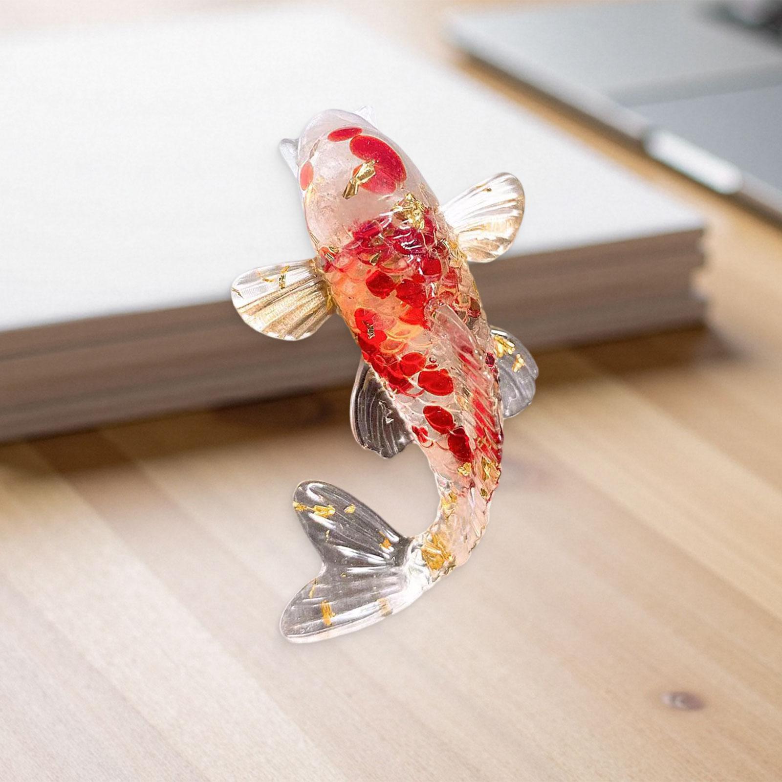Realistic Koi Fish Sculpture R - Aquarium Fish Japanese review and price