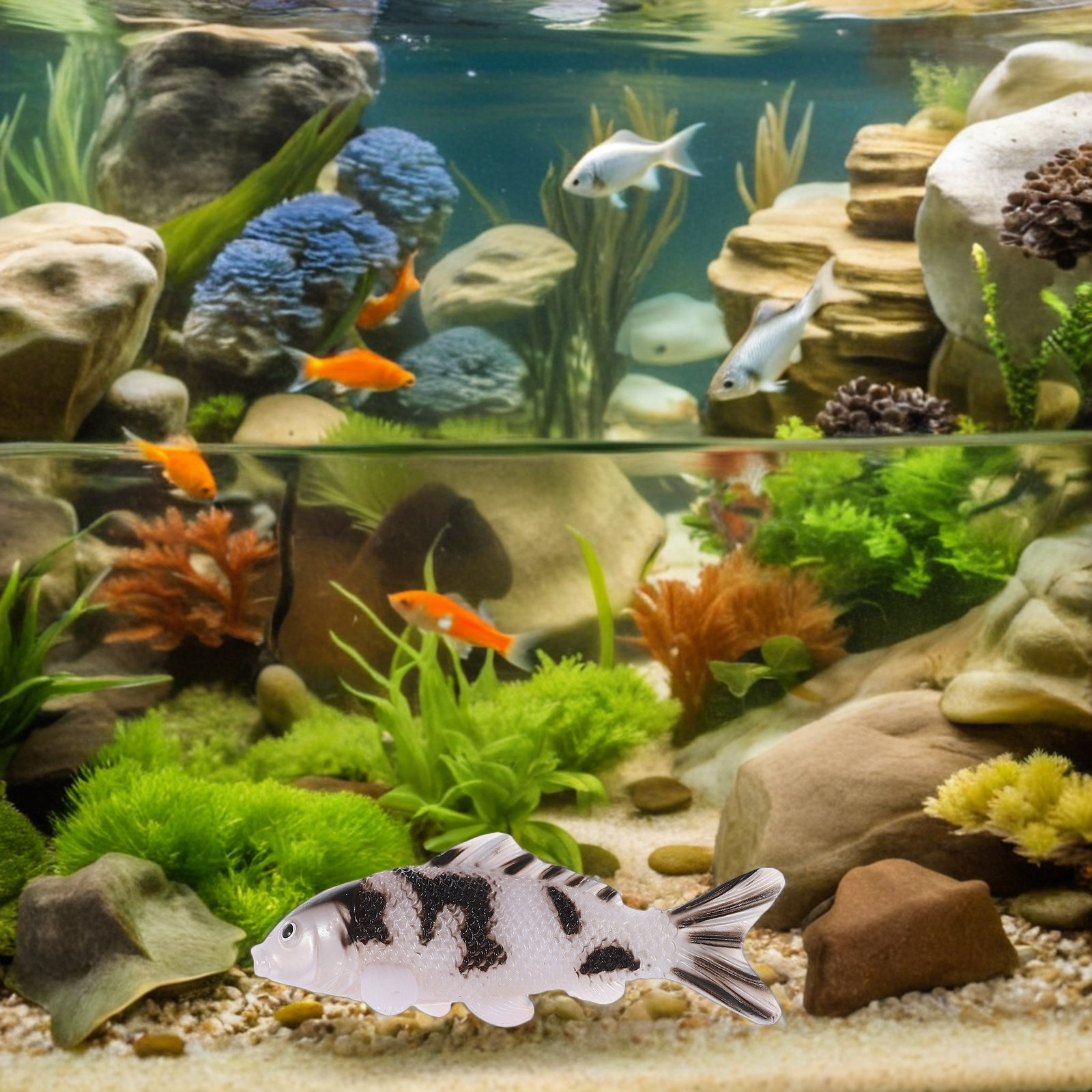 4Pcs Vibrant Koi Fish Aquarium - Aquarium Fish Japanese review and price