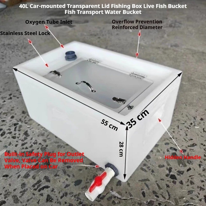Live Fish Bucket Thickened   4 - Aquarium Fish Fishing review and price