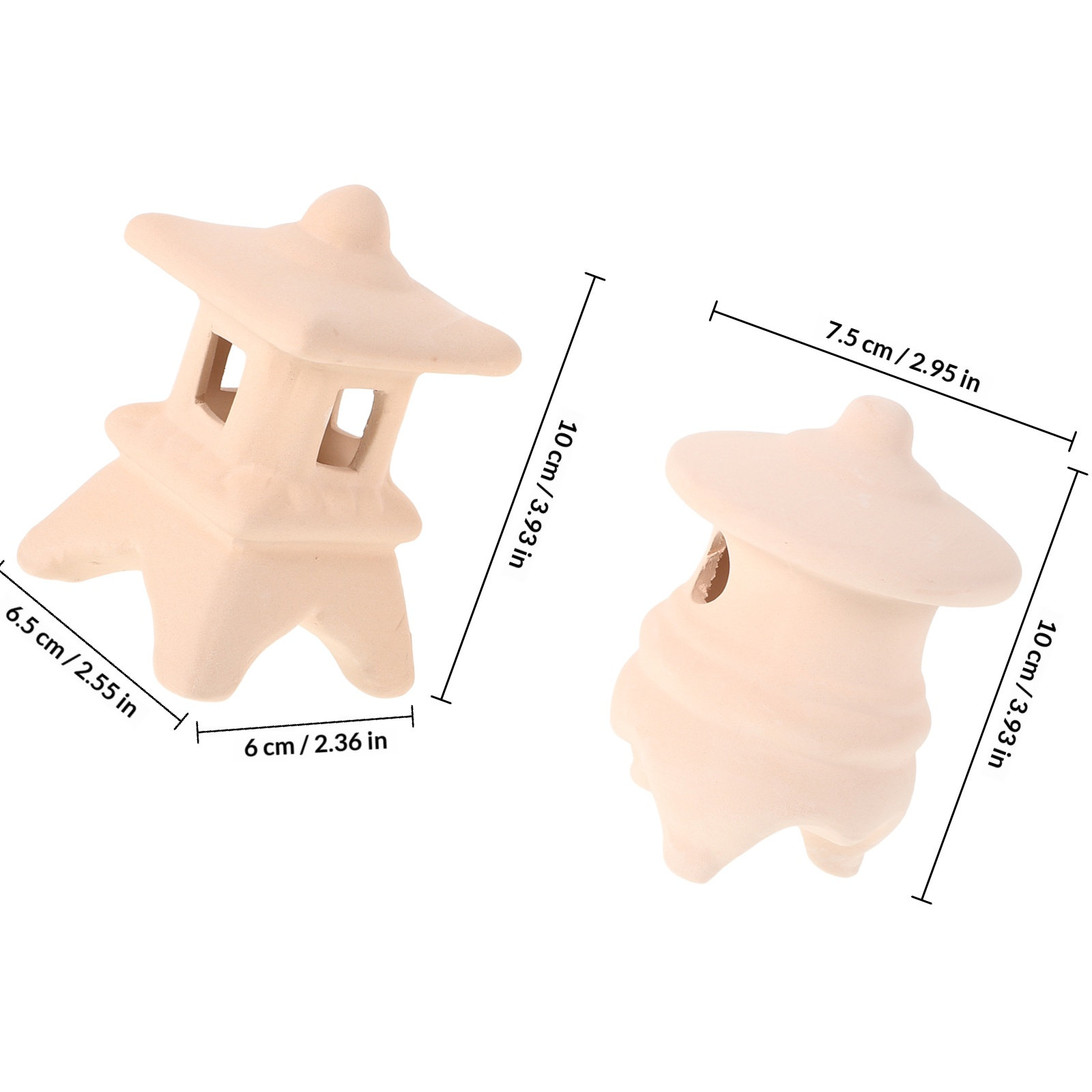 2Pcs Ceramic Aquarium Hide Fis - Aquarium Fish Japanese review and price