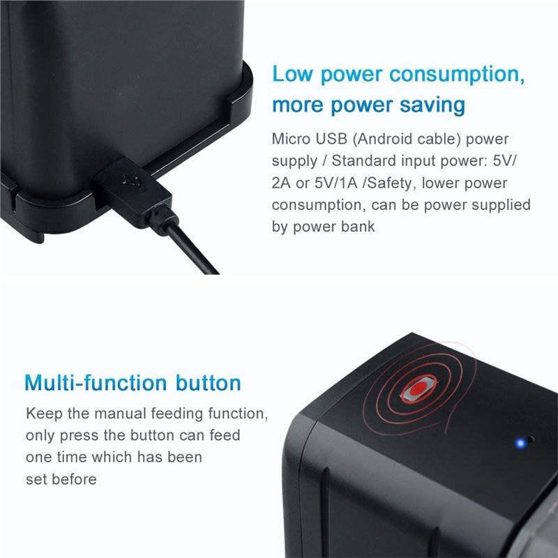 ABGH-Wifi Smart Aquarium Feede - Aquarium Fish Auto Feeder review and price