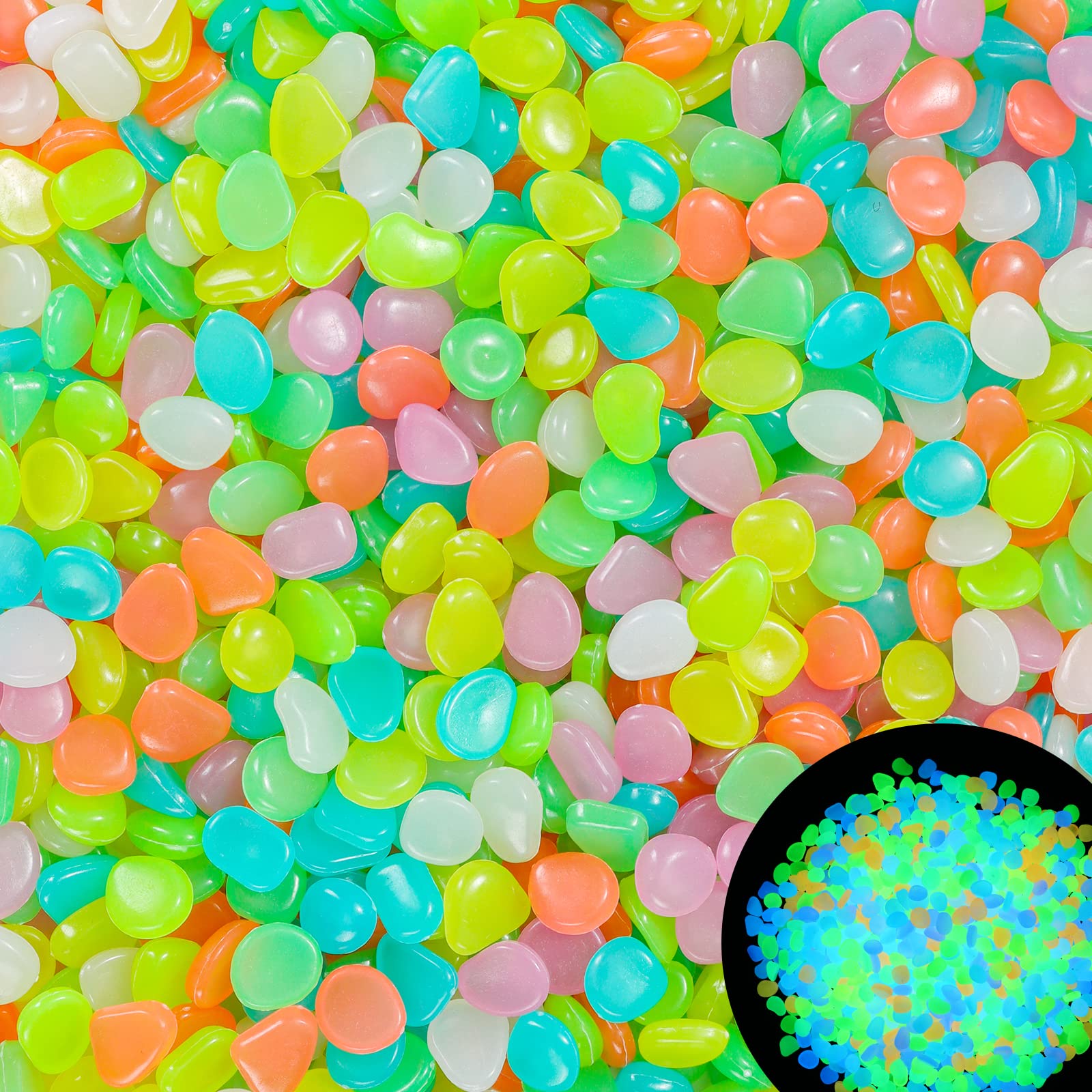 100Pcs Glow in the Dark Garden - Aquarium Fish Fishing review and price