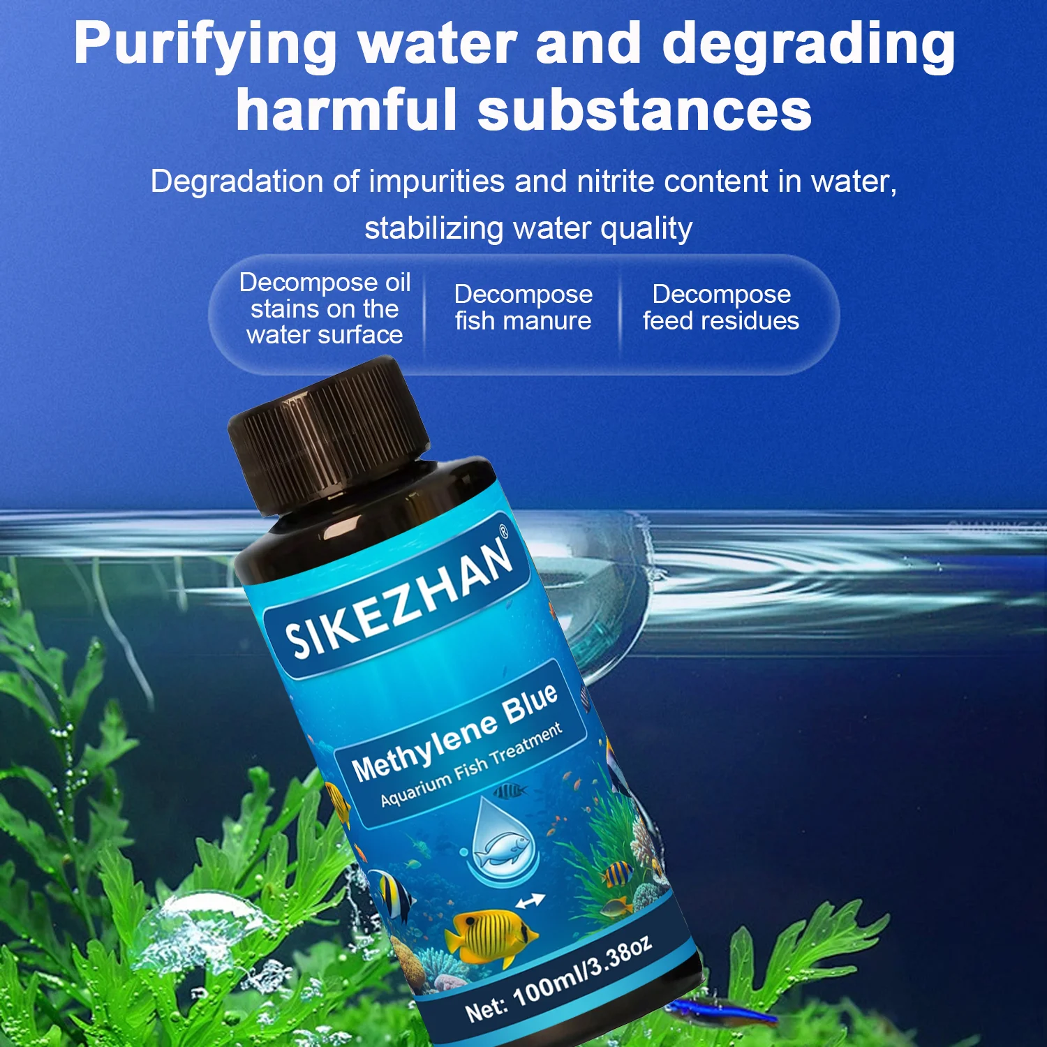 Aquarium Methylene Blue Fish M - Aquarium Fish Parasites review and price