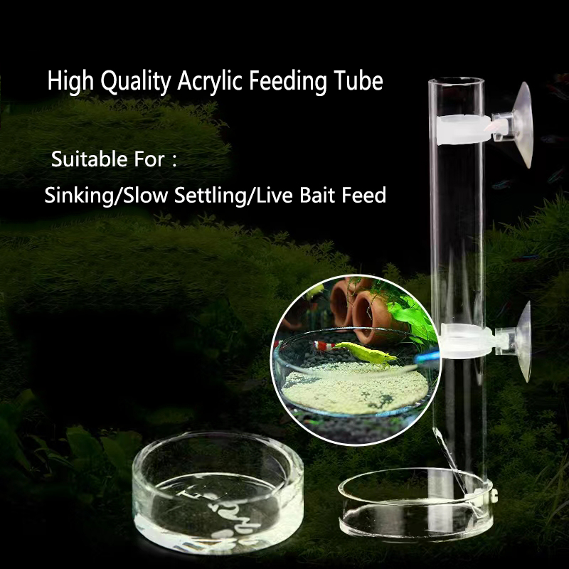 1Pcs Acrylic Aquarium Feeder T - Aquarium Fish Auto Feeder review and price