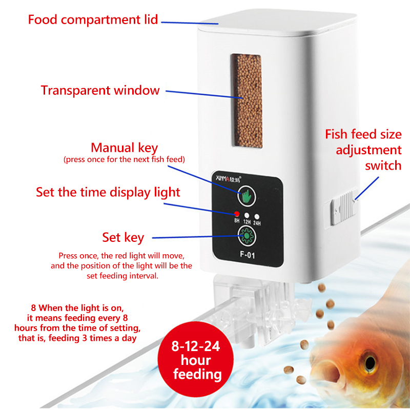 400ml Aquarium Automatische Fe - Aquarium Fish Auto Feeder review and price
